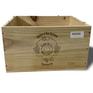 Wine crate, wood crate, wooden wine crate